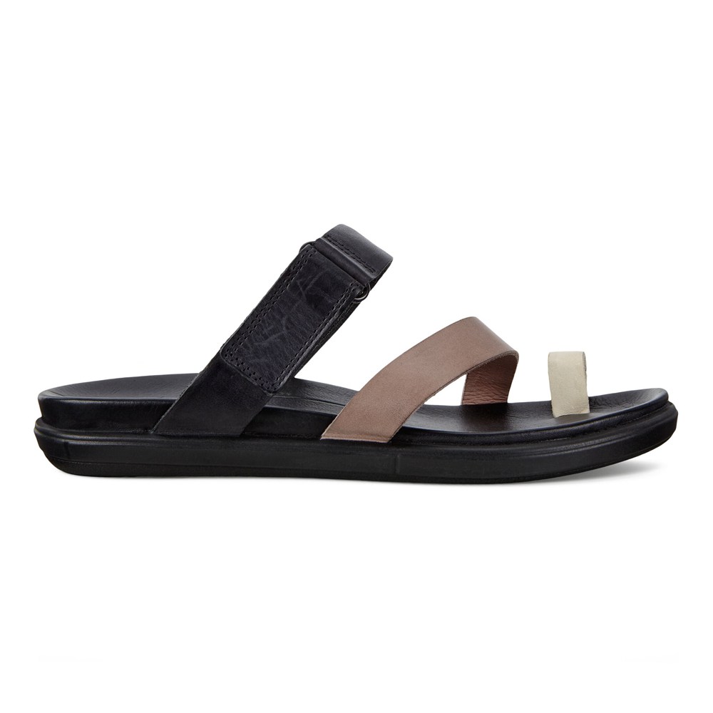 Sandalias Mujer - ECCO Simpil Flat Toe-Loop - Negros - ECJ326045